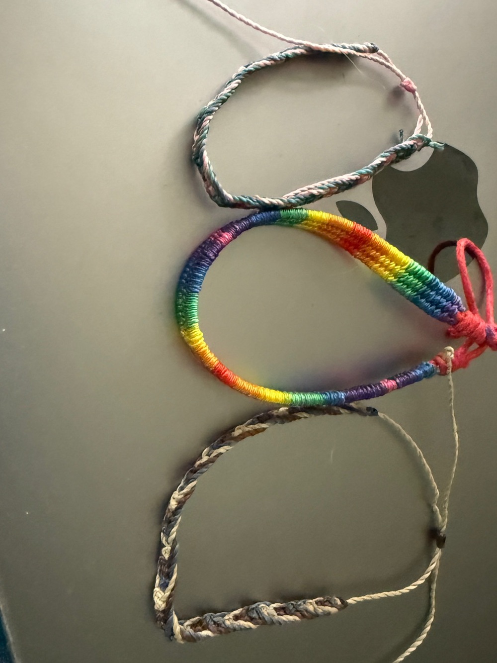Handmade Woven Friendship Bracelets Macrame Lot 3pc